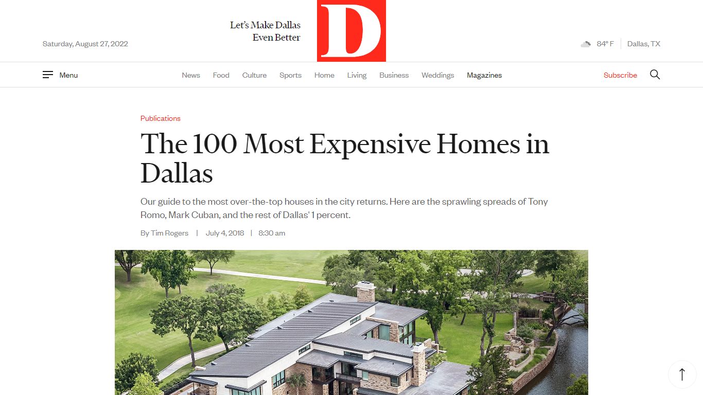 The 100 Most Expensive Homes in Dallas - D Magazine